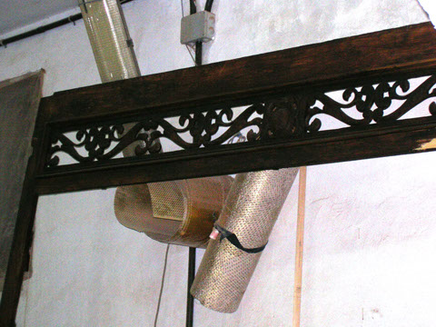 Celosía de madera restaurada